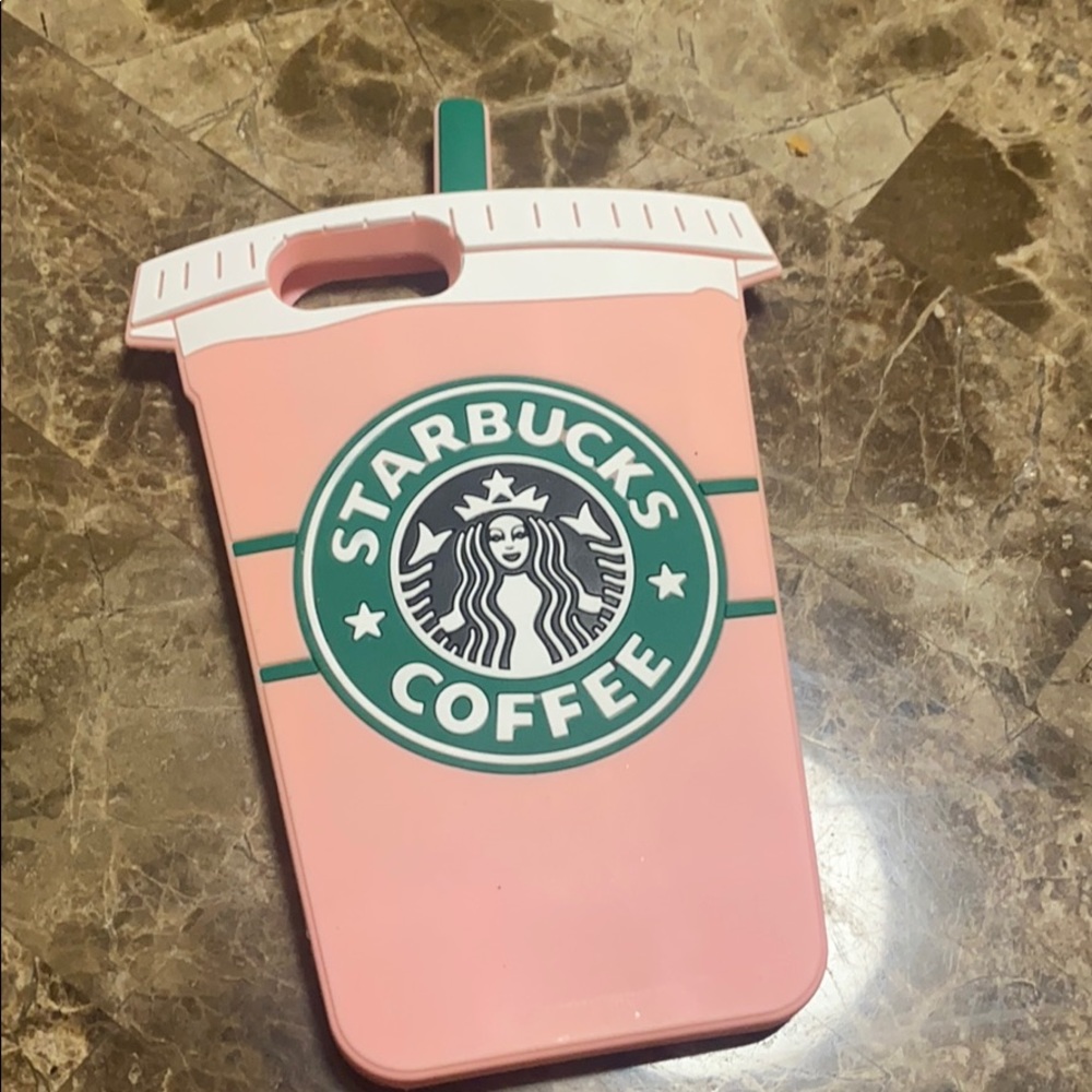 Pink Star Bucks 8plus/7plus iPhone case!